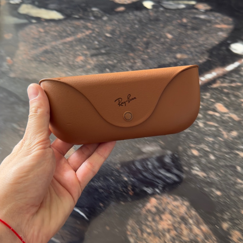 Ray-Ban Tan Sunglasses Case META JUST CASE NO SUNGLASES